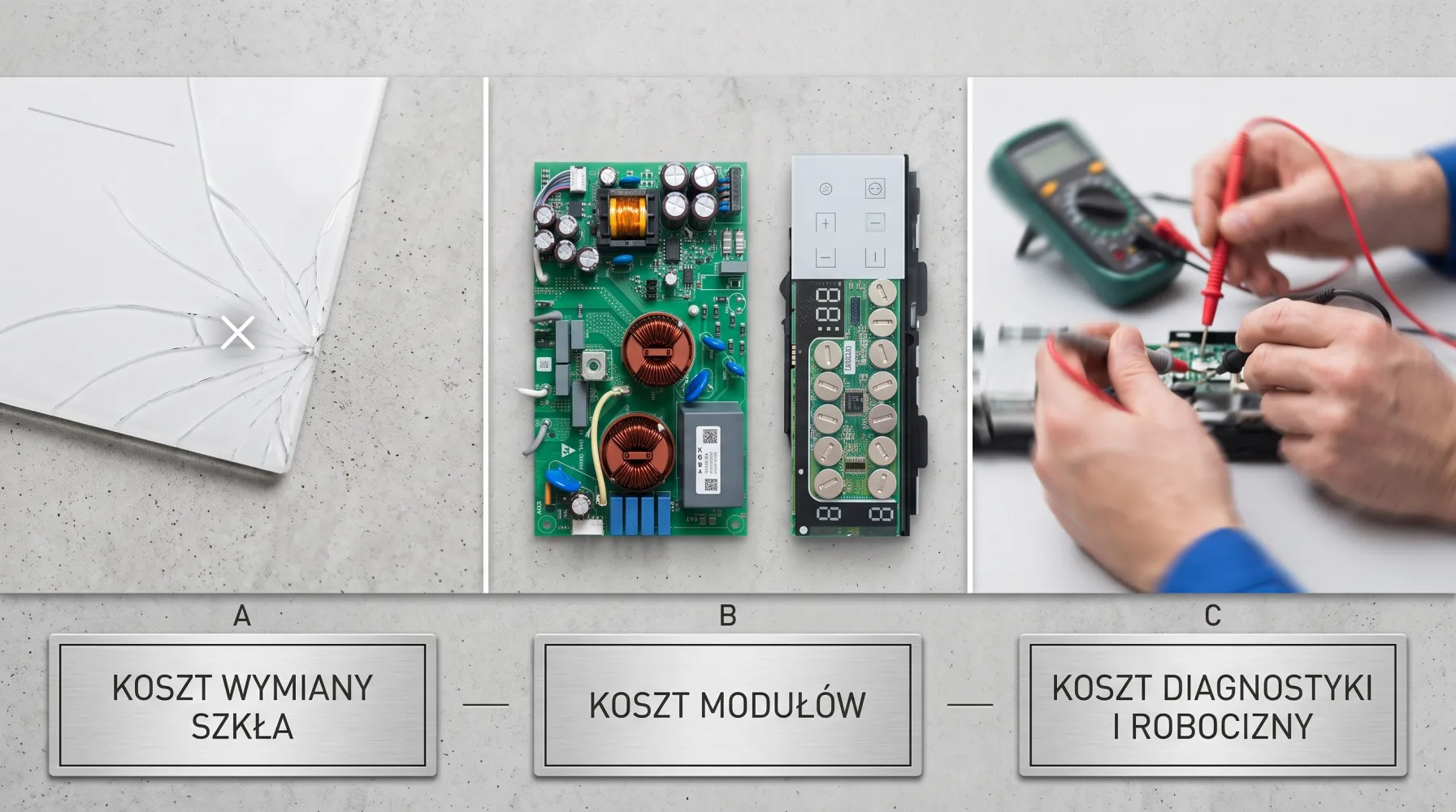 ile kosztuje naprawa płyty indukcyjnej