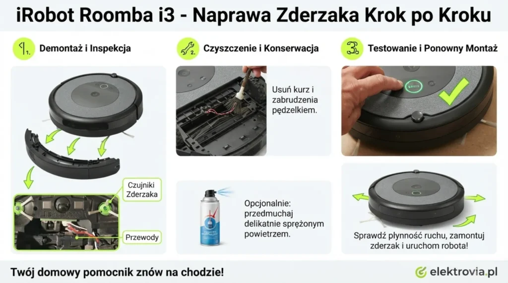 Naprawa zderzaka iRobot
